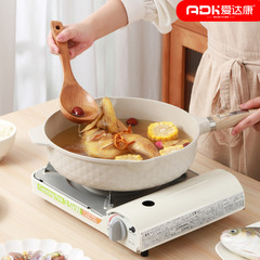 麥飯石平底鍋牛排不粘鍋煎蛋深煎鍋電磁爐煤氣灶通用煎鍋