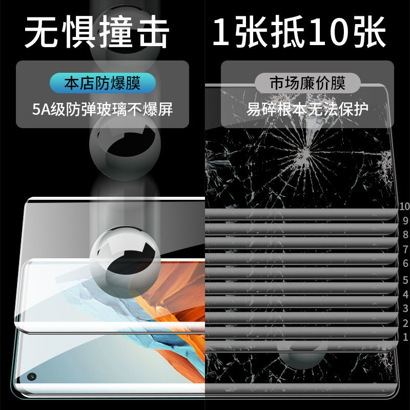 Aplicable a Weilai NIO Teléfono móvil Película templada Película protectora a prueba de Pío UV HD Película templada de superficie curva Weilai