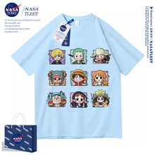 NASA联名短袖男女童T恤卡通少儿  热销印花宽松百搭新货批发