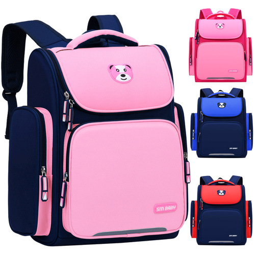 2024 cross-border boys lightweight first grade cartoon cute printed backpack girls children primary school bags wholesale