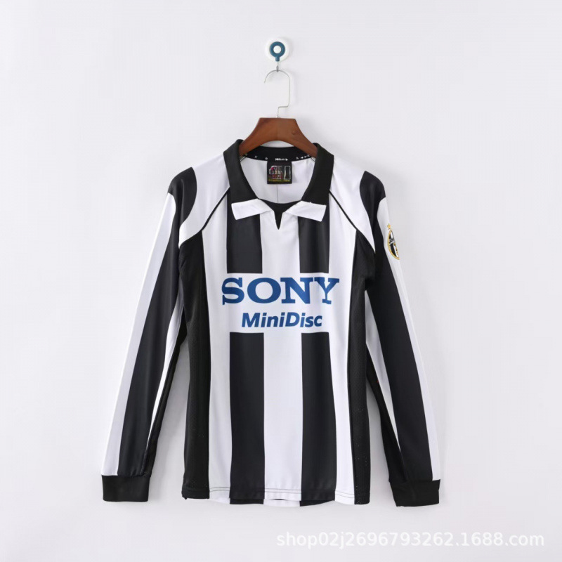 卸売レトロサッカー服ユヴェンドイツフランスイングランドACポルトガル皇馬クラシック長袖レトロユニフォーム|undefined