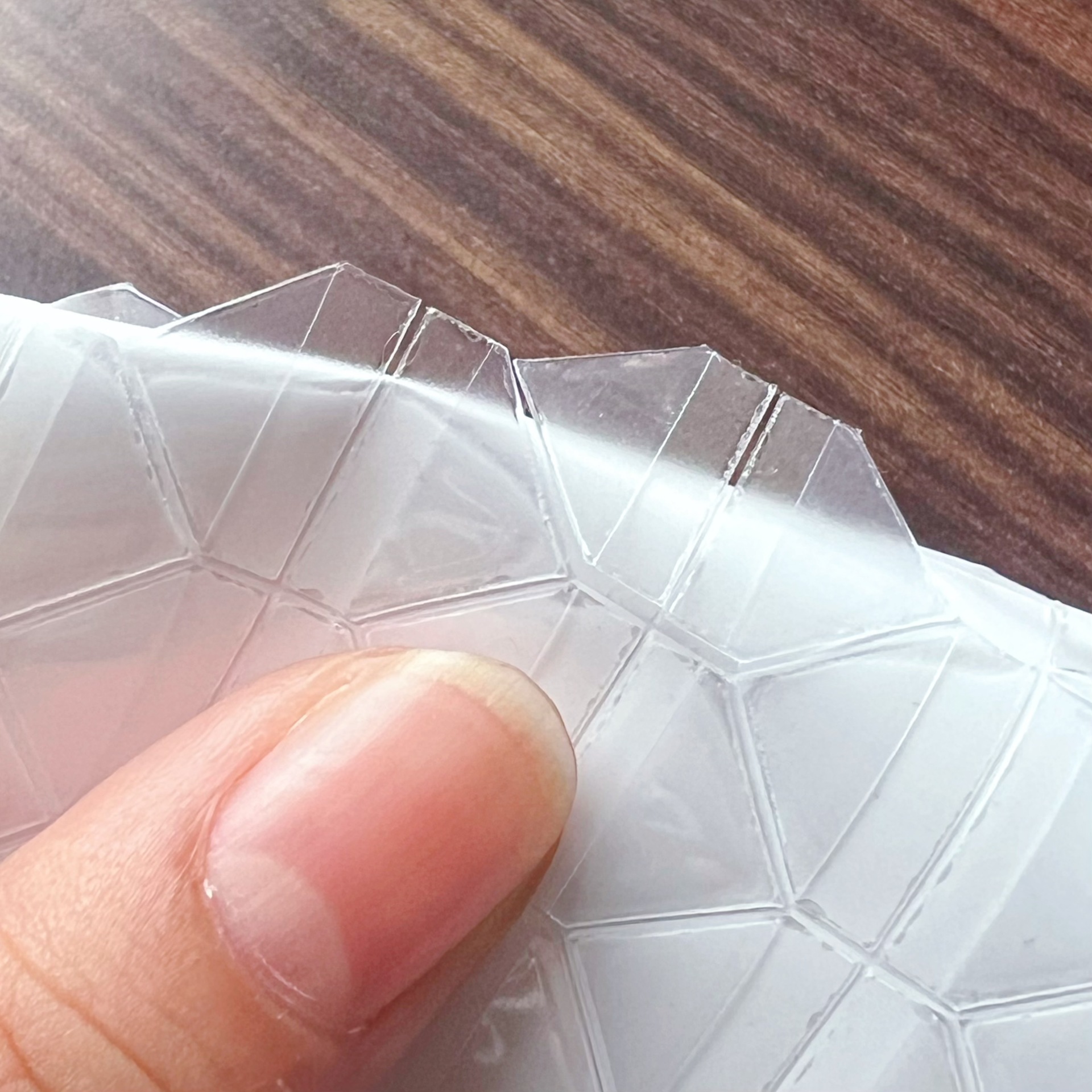 투명한 바닥 투명 모델