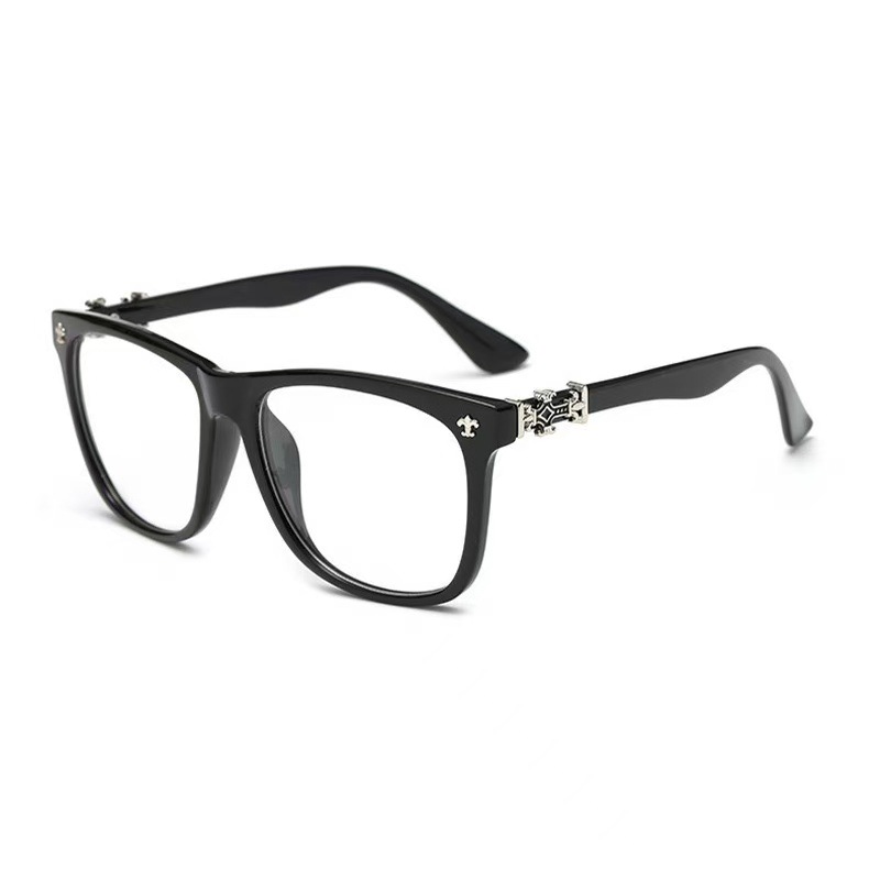 New Style K-Style Internet Celebrity Glasses Frame for Men, Retro Artistic Non-Prescription Glasses, Trendy Large Frame Slimming Glasses