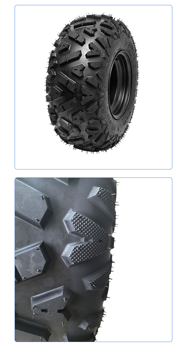Atv Four-Wheel Go-Kart Atv 10inch Vacuum Thickeneded Tire 19*7-10A Pattern Off-Road
