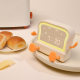 Toast alarm clock USB charging with calendar timer timer night light electronic alarm clock children's bedside small alarm clock