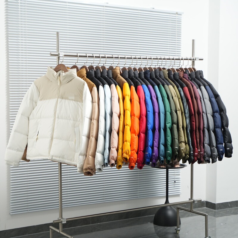 Putian Tnf1996 down Jacket for Men and Women, Same Style, 700 Fill Power, Short Puffer Jacket, Thickened Winter Version