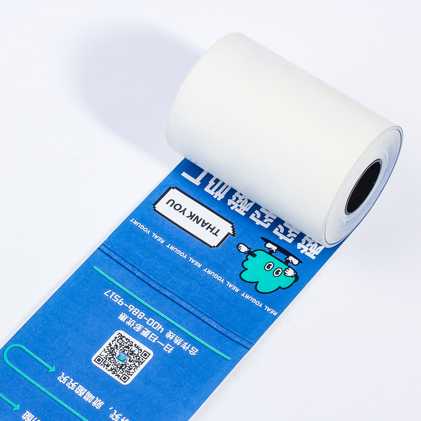 Sakura papel térmico personalizado papel de caja registradora térmica logotipo impresión patrón de color papel de impresión de boleto pequeño papel de impresión térmica