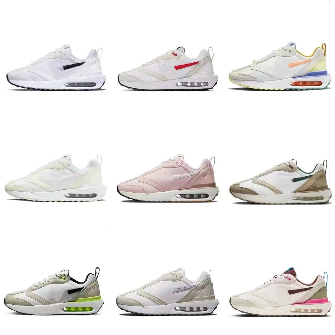 Туфли Путянь Air Max Dawn Воздушная подушка Низкопольные кроссовки дышащие легкие износостойкие мужские и женские повседневные кроссовки