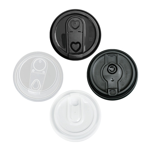 Coffee cup cover disposable 90 caliber milk tea cup cover Baomao Cha Ji multi-functional paper cup patent leak-proof injection molded cover 