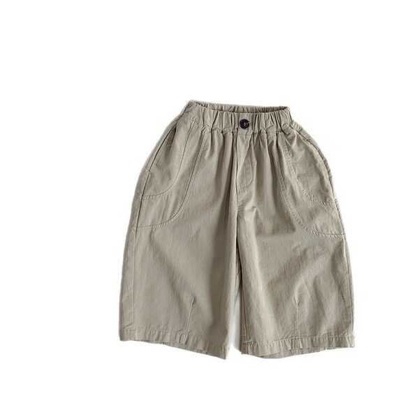 Cotton thin children's summer casual trousers for leisure for men…