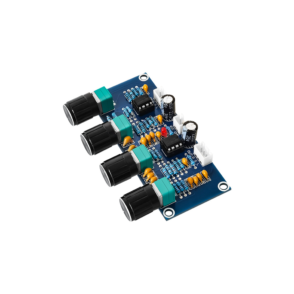 XH-A901 数字功放板配套音调板直流音调板高低音调节调音板前级板