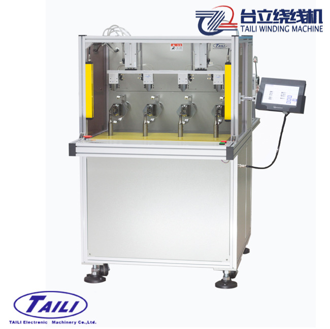 台立定子绕线机 全自动四轴飞叉绕线机 汽车水泵电机线圈绕线机