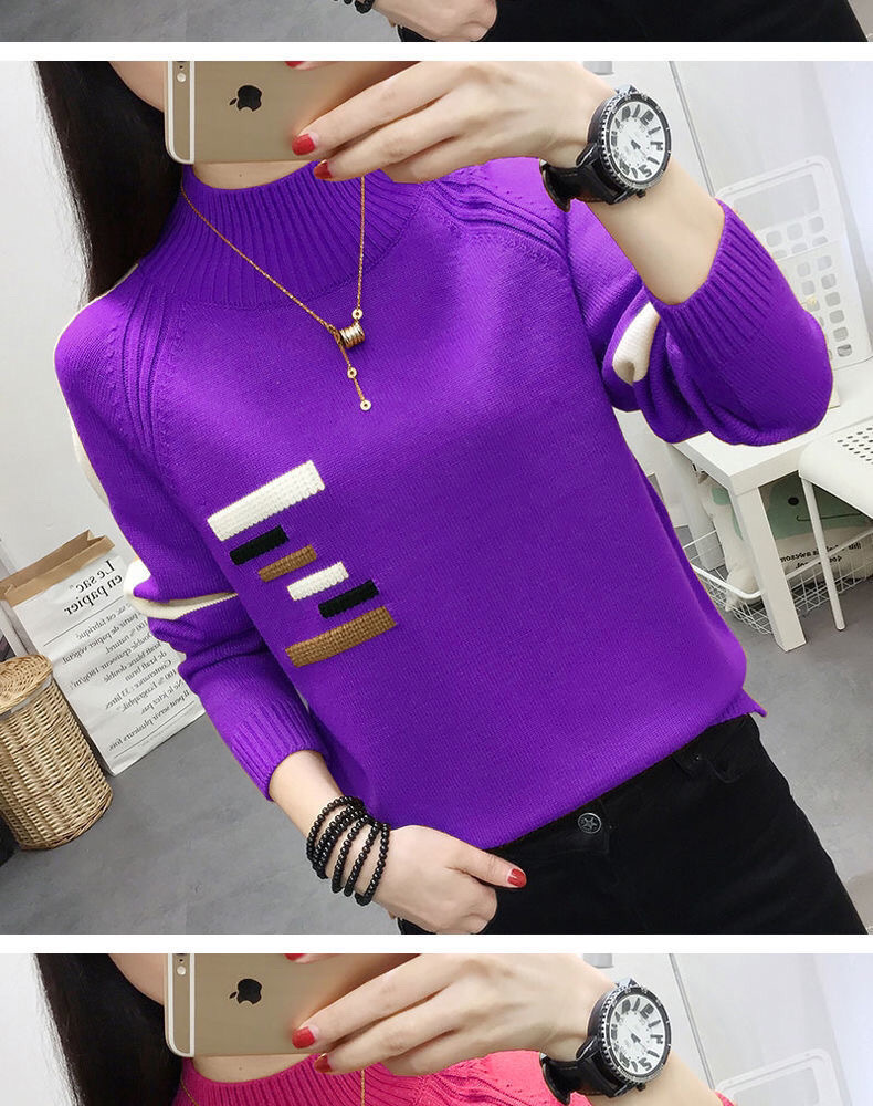 Knitted Sweater in Red