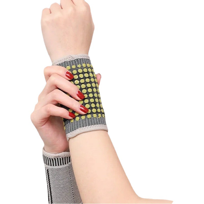 Graphene wristband far infrared heating warm tendon sheath anti-sprain protection self-heating wristband wholesale