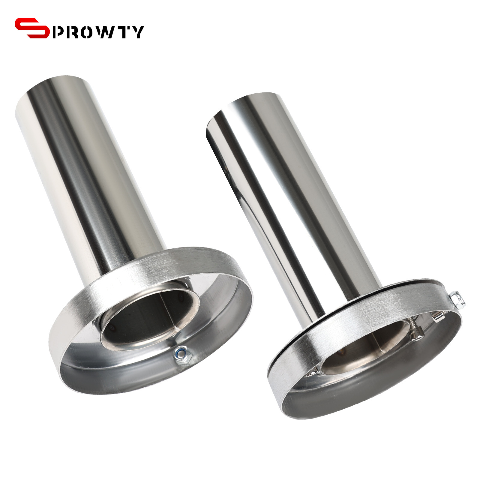 Directly supplied by the manufacturer, universal exhaust muffler for modified cars, 304 stainless steel tailpipe silencer