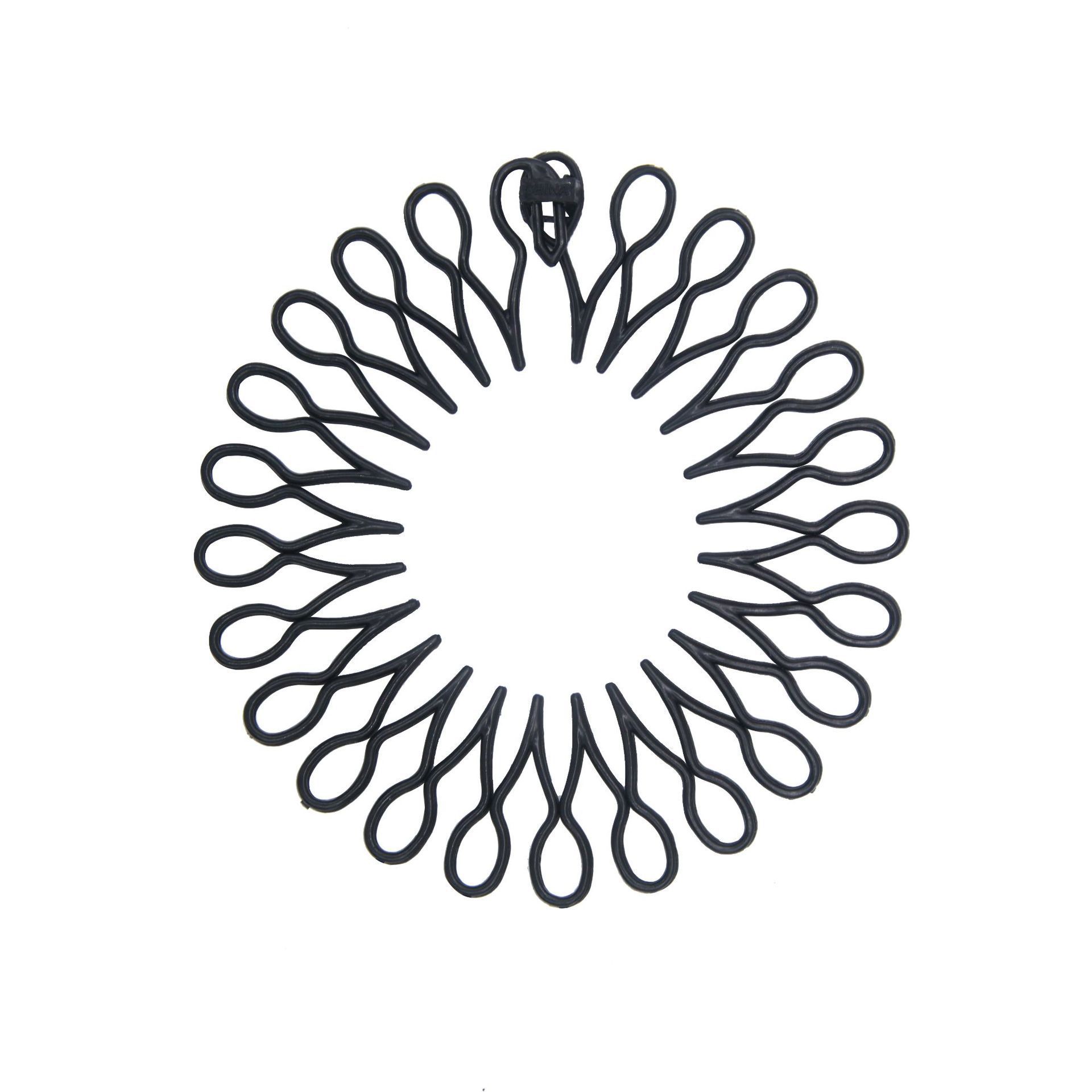 10.5cm 8자 쌀 빗 블랙