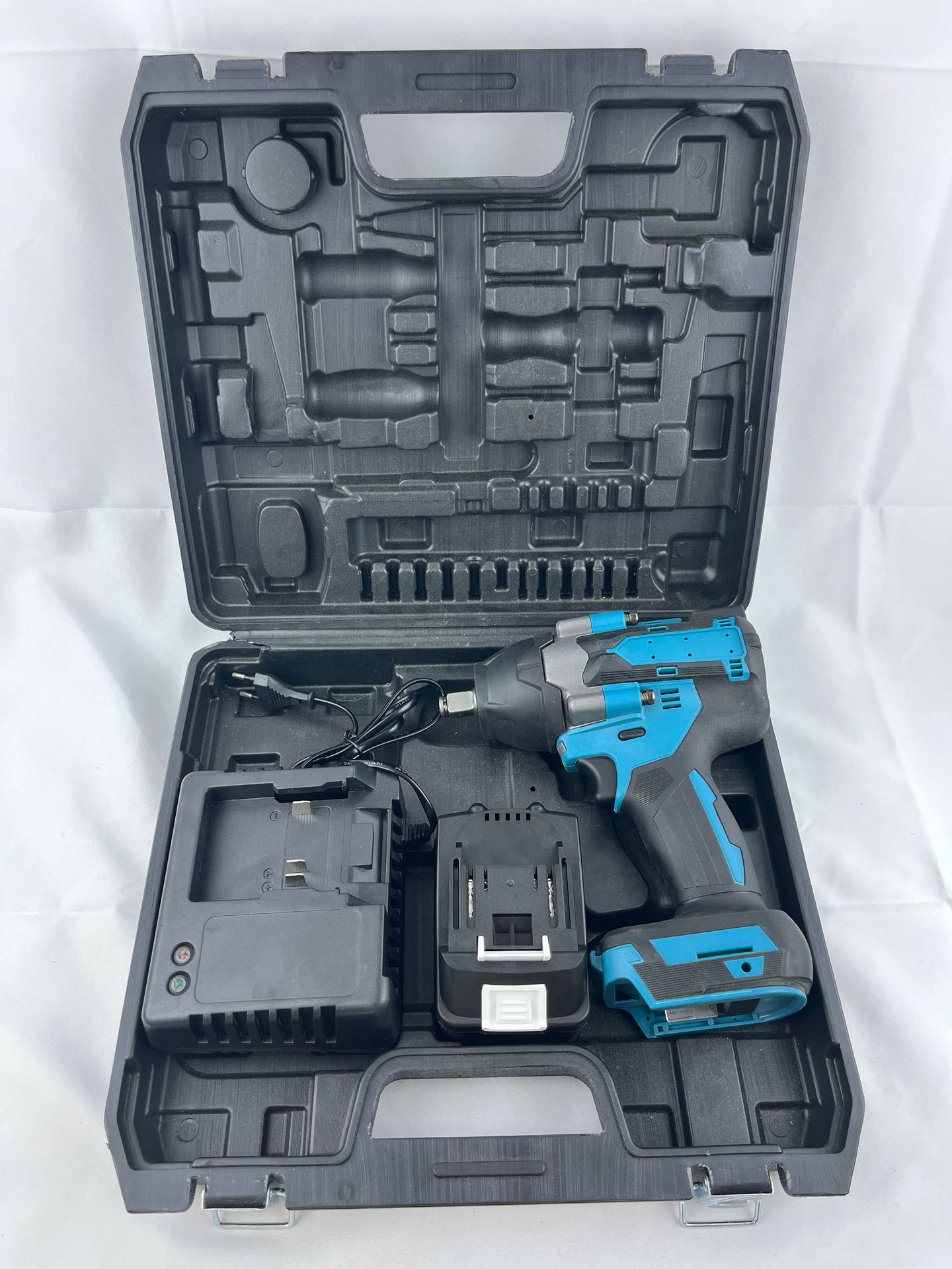 Llave eléctrica sin escobillas de litio de alta potencia llave eléctrica recargable de la pistola de aire eléctrico de alta resistencia de reparación de automóviles herramienta eléctrica