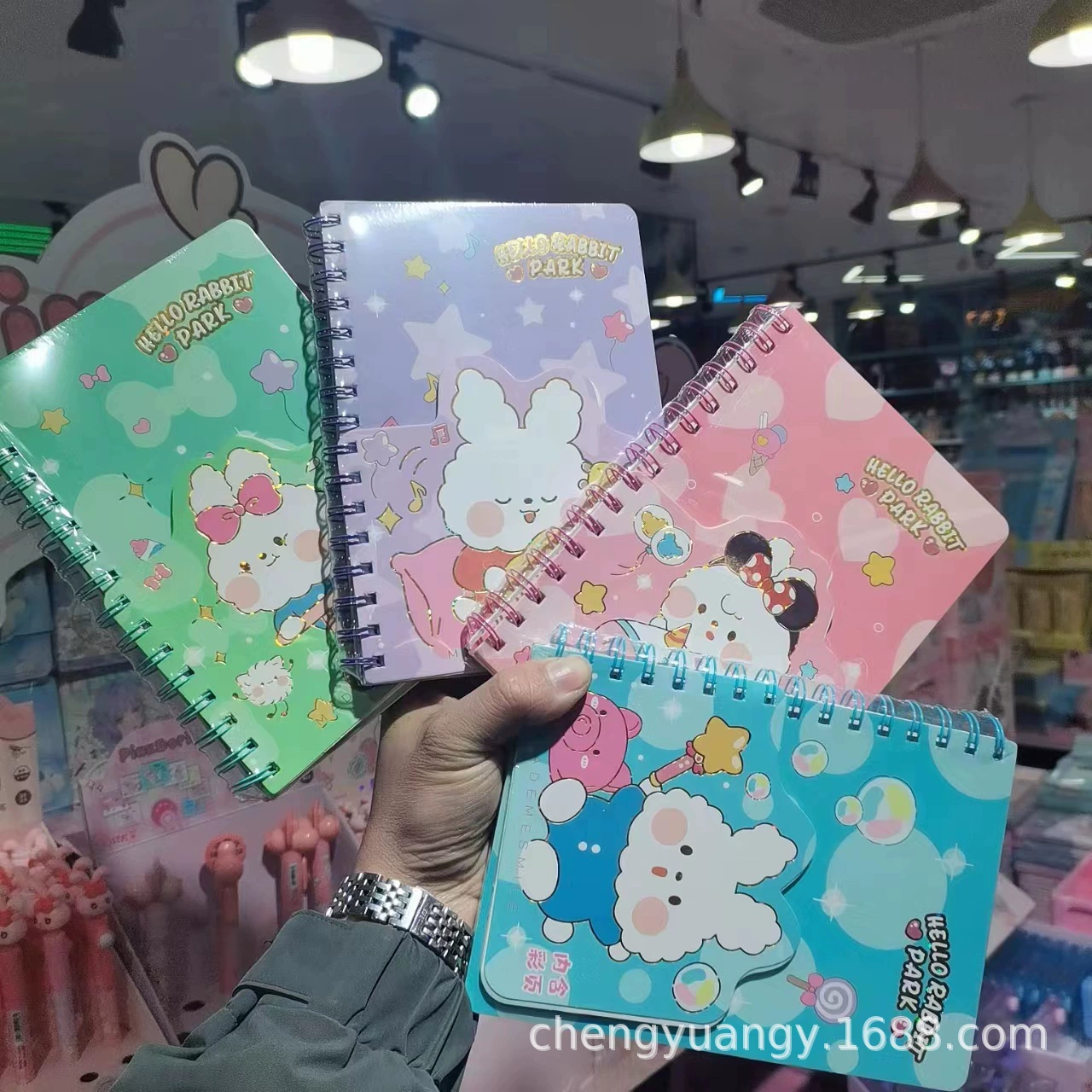 青壹坊 Ura Rabbit Paradise Series Styling Coil Book Ins High-Precision A5 Horizontal Line Notepad 94 pictures/book