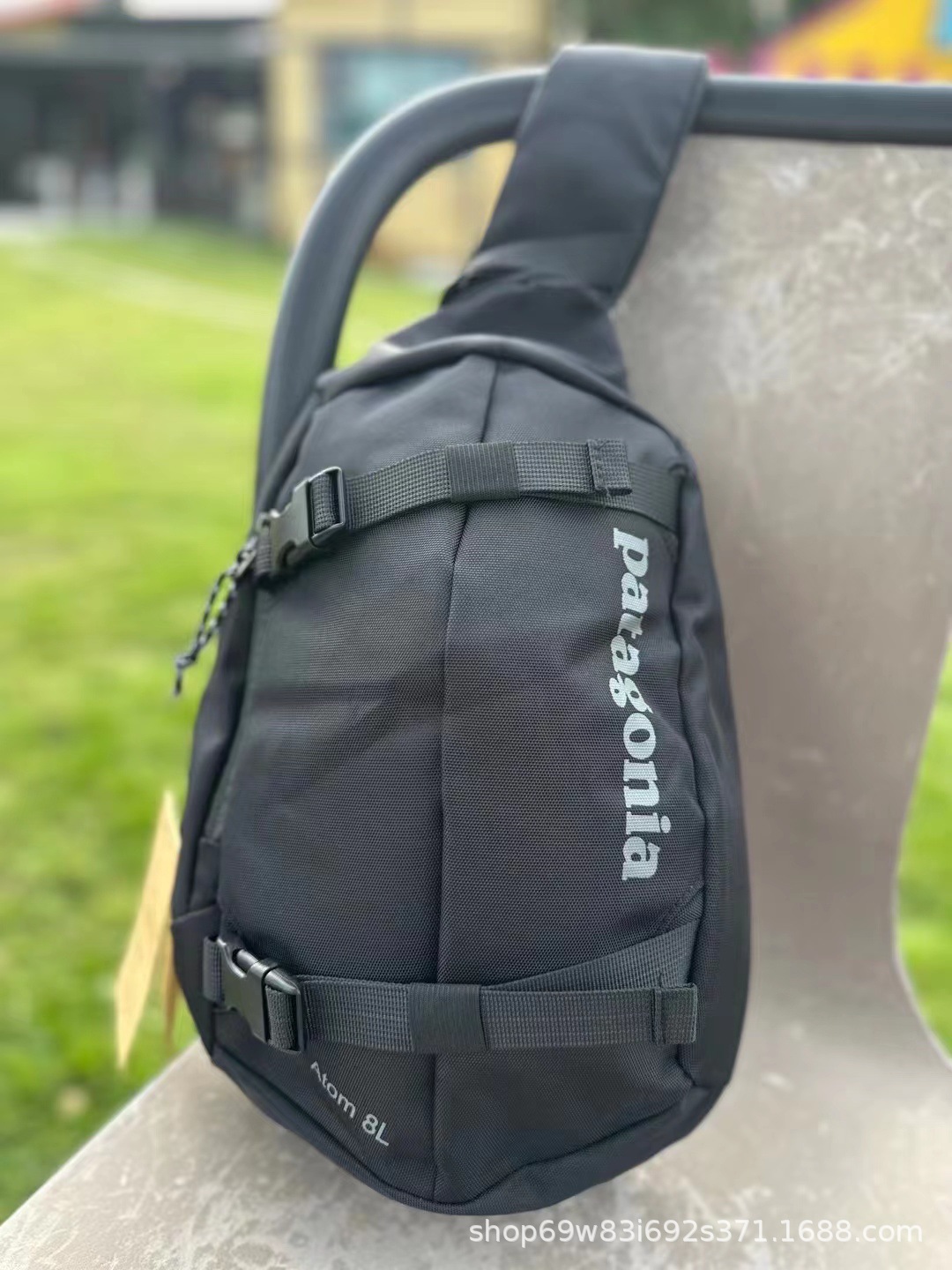 Bolsa de peito vintage para dropshipping, bolsa de peito e cintura unissex estilo retrô urbano.