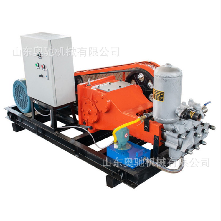 生产注浆机 水泥灰浆变频三缸柱塞泵 护坡加固泥浆泵