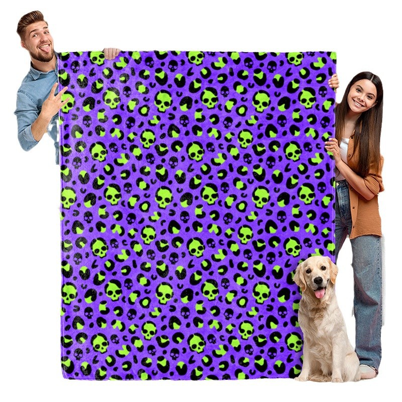 Amazon flange mantas de peluche personalizadas impresión digital doble cara mantas de peluche siesta mantas de regalo mantas fuente de fábrica