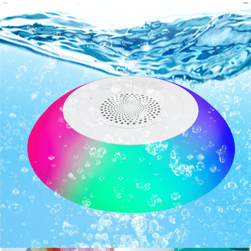 Bluetooth Speaker with Heavy Bass, High-Quality Sound, Dynamic Colorful Ambient Lights, Floating in the Bathroom, Waterproof for Swimming Pools, Dormitory Desktop Bluetooth Speaker with Heavy Bass, High-Quality Sound, Dynamic Colorful Ambient Lights, Floating in the Bathroom, Waterproof for Swimming Pools, Dormitory Desktop