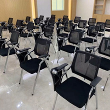佛山厂家直销现货供应办公室会议桌椅铝合金可折叠培训椅带写字板