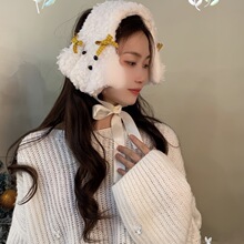 可爱小狗女生耳暖女冬季新款保暖耳套冬天耳捂子可爱暖耳女士围巾