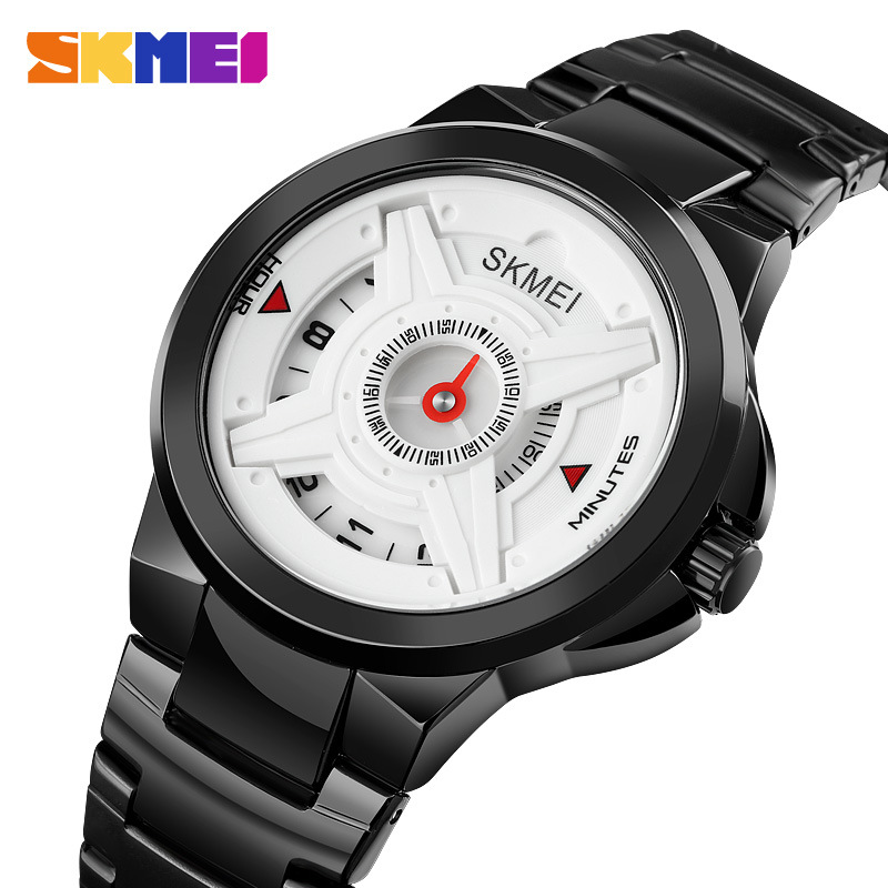 Skme hombres concepto cuarzo reloj giradiscos estudiante creativo deportes personalidad diez mil reloj hombres 1699