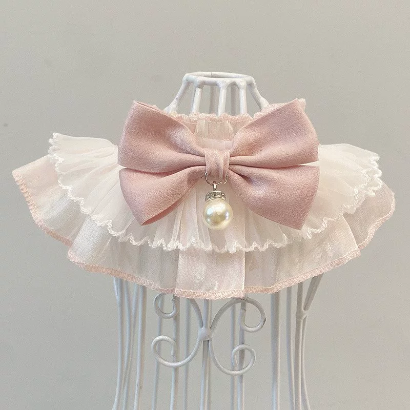 Шарф для кошек и собак, галстук-бабочка, воротник-нагрудник, милые украшения-галстуки-бабочки, кружевной нагрудник, рот для домашних животных оптом