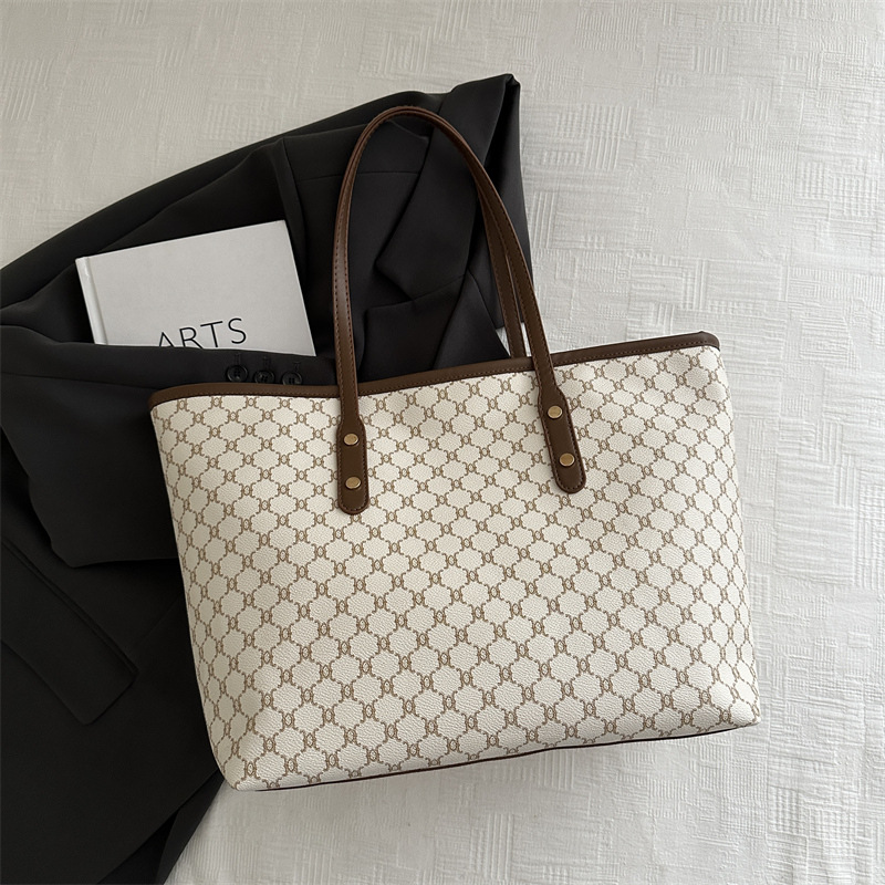 Invierno textura versátil bolso de mano mujer 2024 nueva moda en línea para trabajar bolso de hombro de mujer gran capacidad bolsa de mano