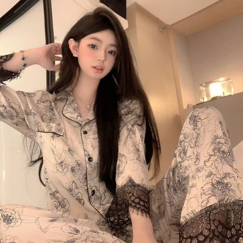 超萌卡通企鹅睡衣女春秋季长袖长裤套装学生宿舍可外穿休闲家居服|undefined