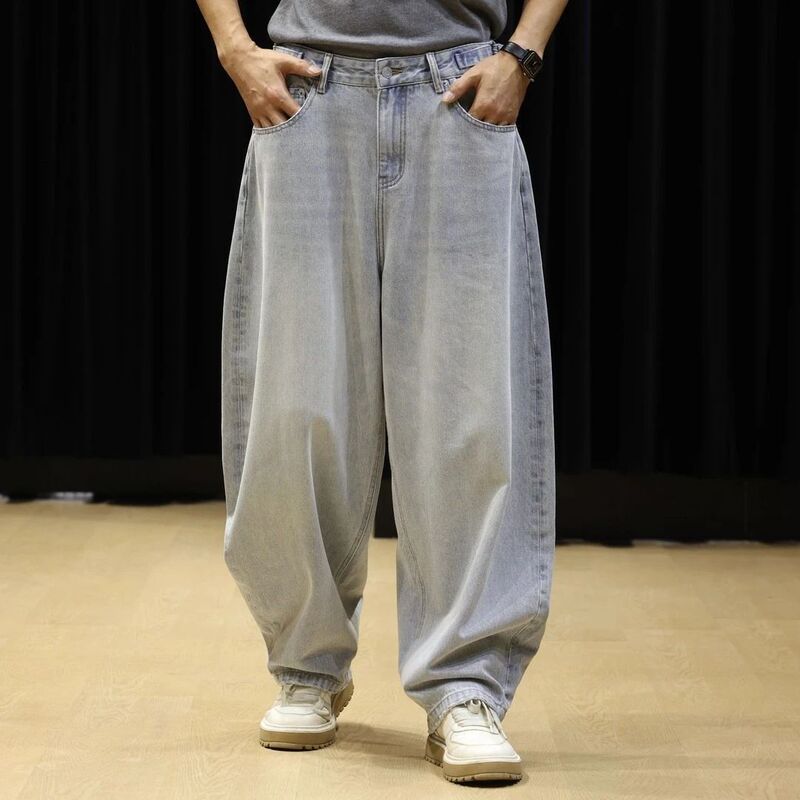 Comfortable and Versatile Everyday Men's Designer Casual Summer Loose-Fit New Style Straight Wide-Leg Jeans Comfortable and Versatile Everyday Men's Designer Casual Summer Loose-Fit New Style Straight Wide-Leg Jeans