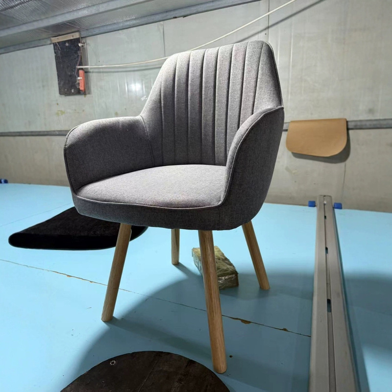 Amazon Solid Wood Dining Chair, Makeup Chair, Home Bedroom Chair with Backrest, Manicure Dressing Table Stool