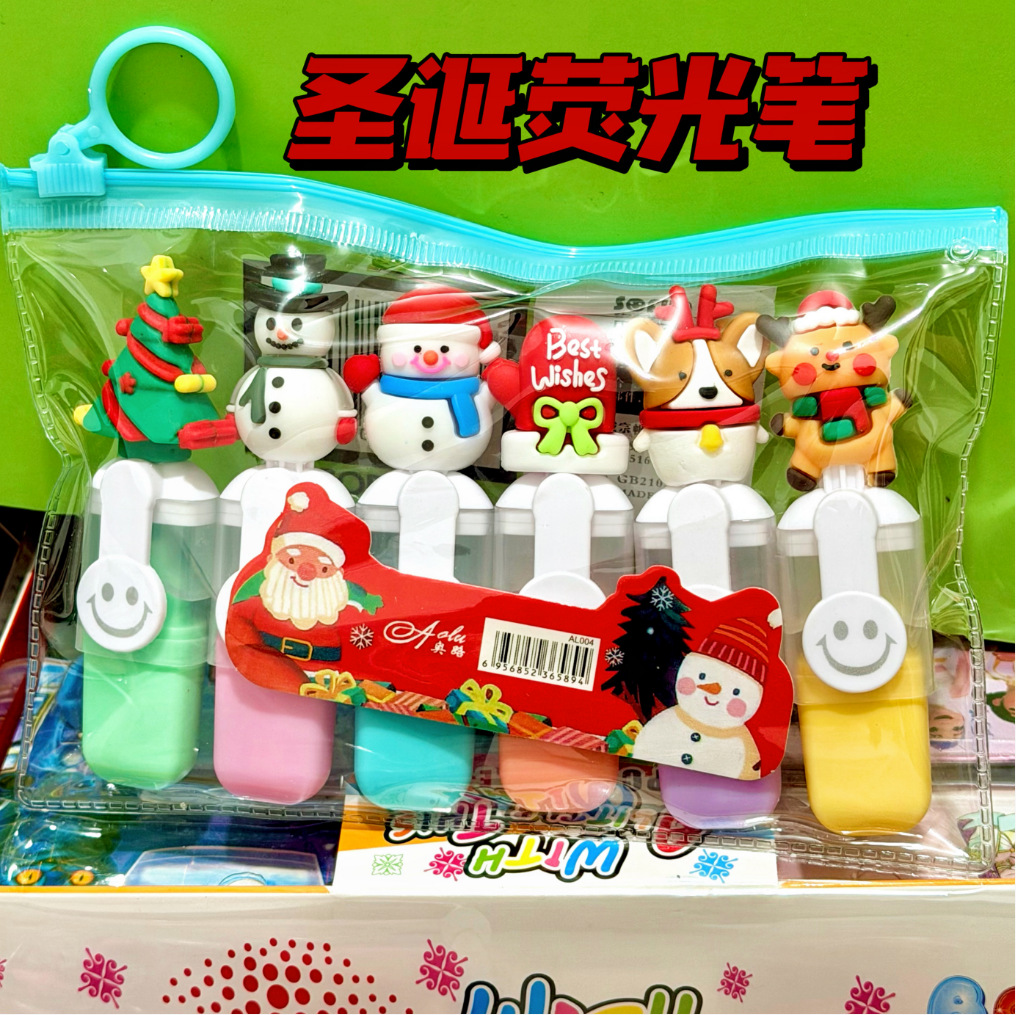 004 fluorescente navideño 6 en * 1 Bolsa