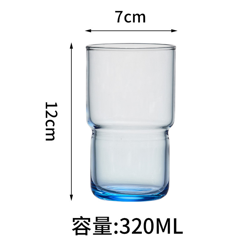 Taza de vidrio temperado a prueba de explosiones resistente a altas temperaturas, taza de agua de leche y café, taza de enjuague bucal de hotel de alta calidad, fabricación de patrones