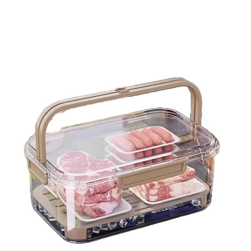 手提げ保冷箱屋外キャンプ春遊冷蔵庫食品ピクニック果物密封箱大容量携帯弁当箱|undefined