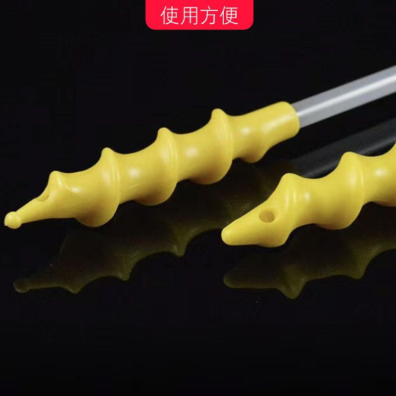 Cerdo cabeza espiral vas deferens cerdo biónico tubo espiral tipo de exportación opcional con tapón de cola