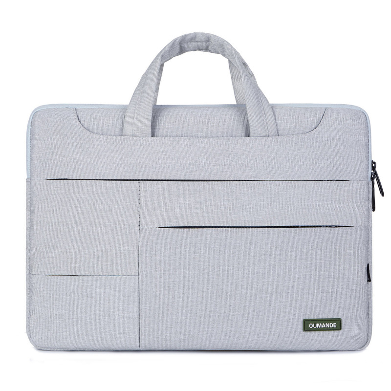 耐衝撃ラップトップバッグ 14inch 15inch ノートブックインナーバッグ オックスフォード布ブリーフケース 会議バッグ ロゴ印刷可能|undefined