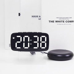 クロスボーダー時計LED電子目覚まし時計シンプルなスタイルの時計のベッドの上の振動器の電子時計GH1102