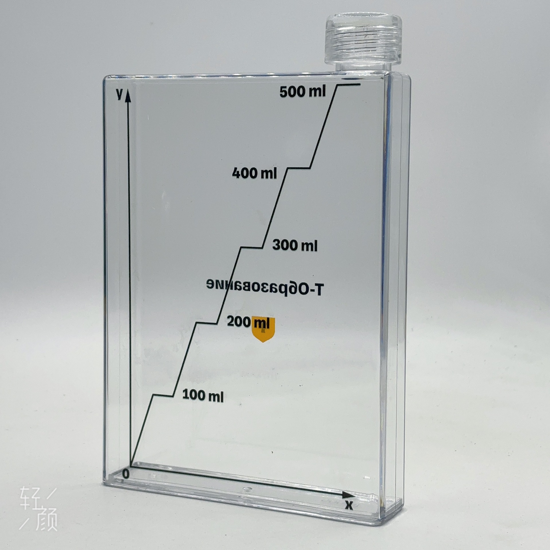 Regalo creativo taza de plástico plana A5 papel taza de agua estudiante deportes taza de mano al por mayor A6memo hervidor de agua fabricante