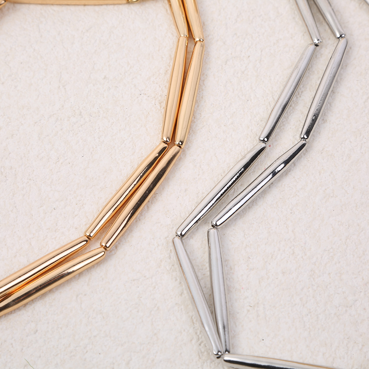 Minimalist Layered Necklace In Gold Delicate Chains Quiet Luxury_voghion.com