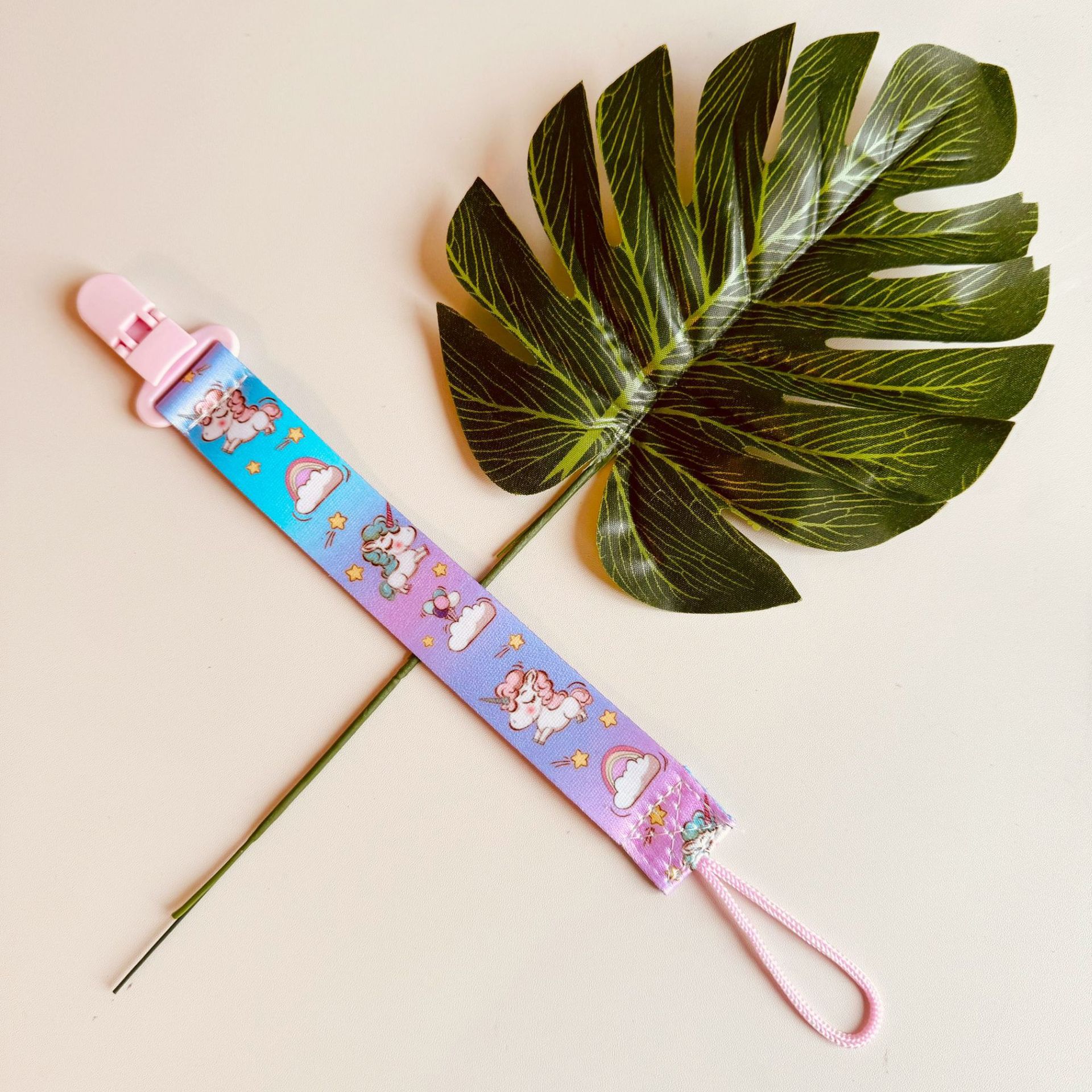 16 poliéster anti-cadena unicornio