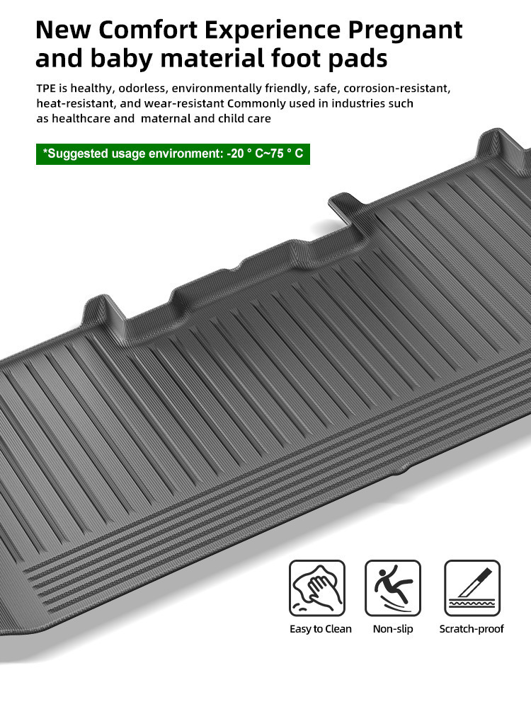 TPE Car Floor Mats for 24 Tesla Cybertruck