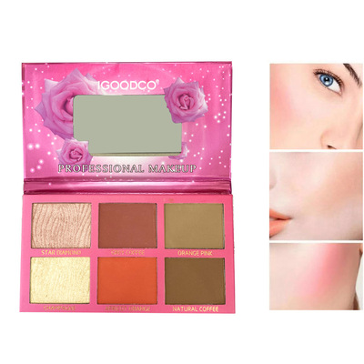 new pattern IGOODOC Highlight Trimming Powder Blush Color Cosmetics Cosmetics wholesale