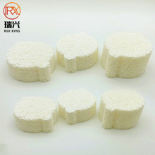 發熱導電海綿 理療插片木漿棉 異形海綿擦