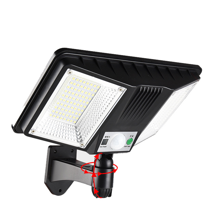 Solar al aire libre llevó la lámpara de calle solar inducción patio lámpara de pared inteligente lámpara de pared con control remoto