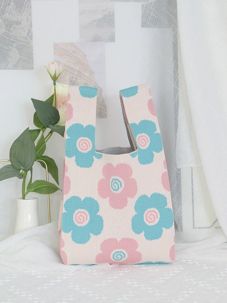 Pink blue flower