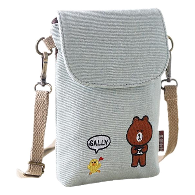 01 New inclined cross mobile phone bag wholesale simple girls cowboy bag summer portable bag manufacturers wholesale