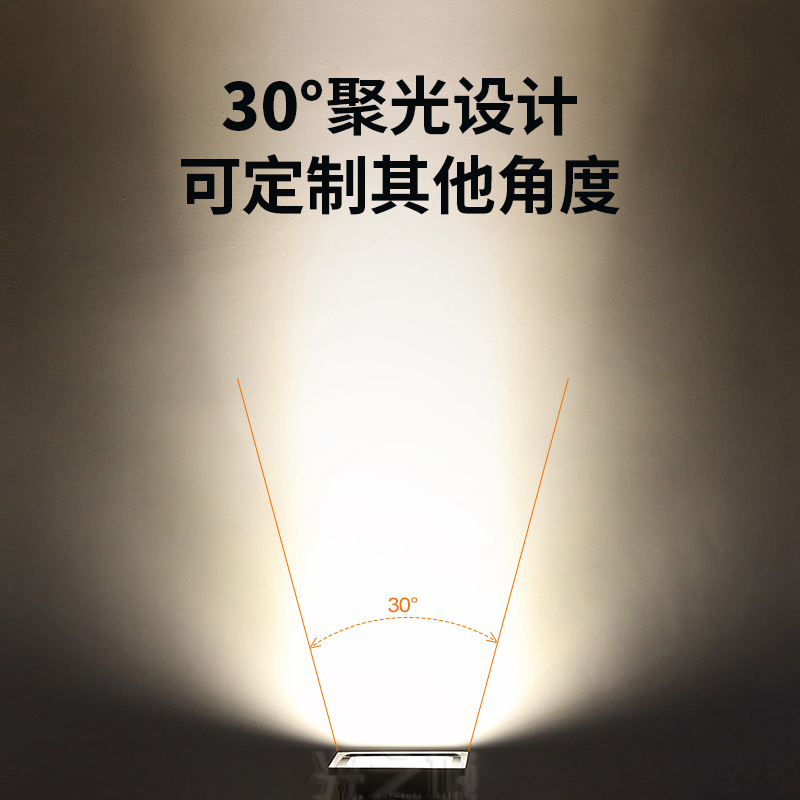 戶外投光燈防水亮化工程led七彩投射聚光燈建築外牆景觀照明射燈